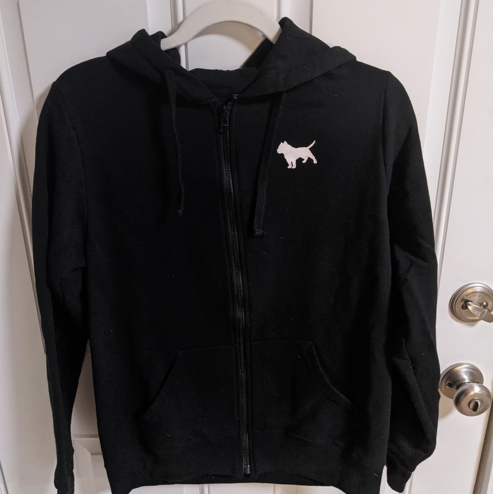 Black Original Bully Zip-Up Hoodie